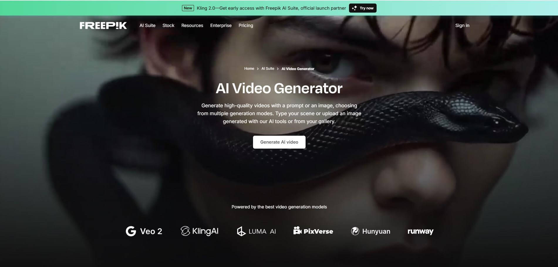 freepik ai video generator