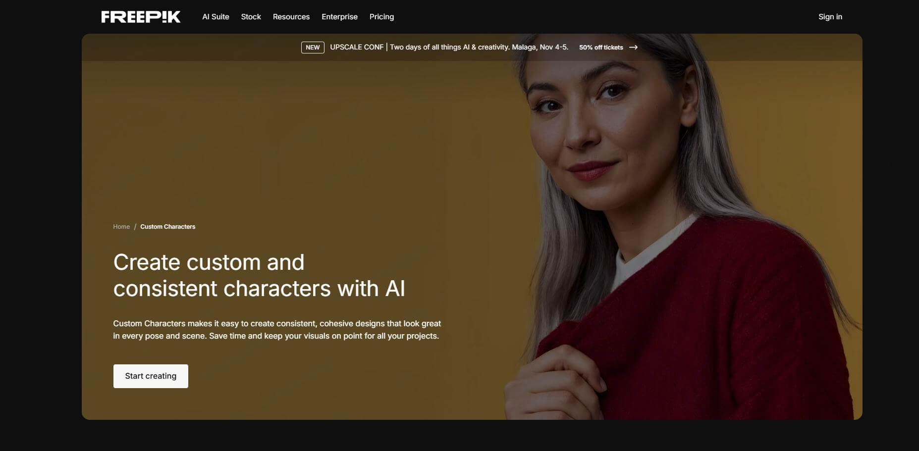 freepik custom characters