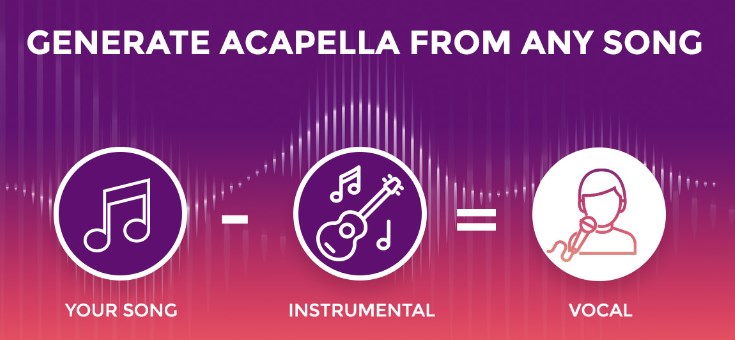 how to get acapella from song