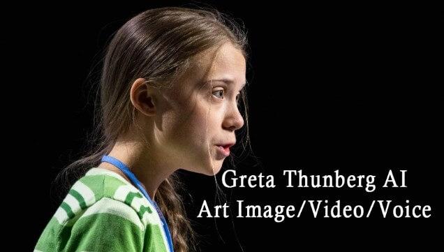 greta thunberg ai