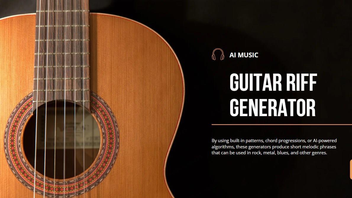 guitar riff generator