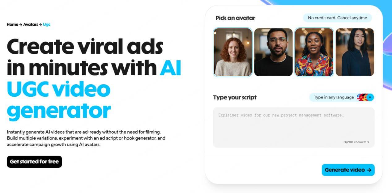 heygen ai ugc video generator
