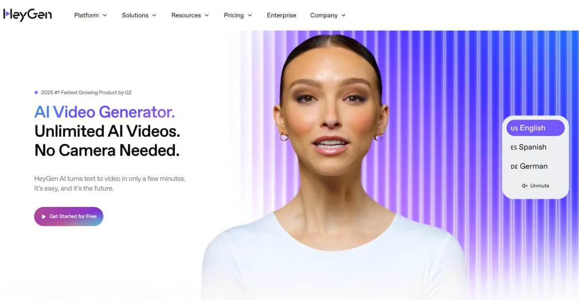 heygen ai talking head video generator