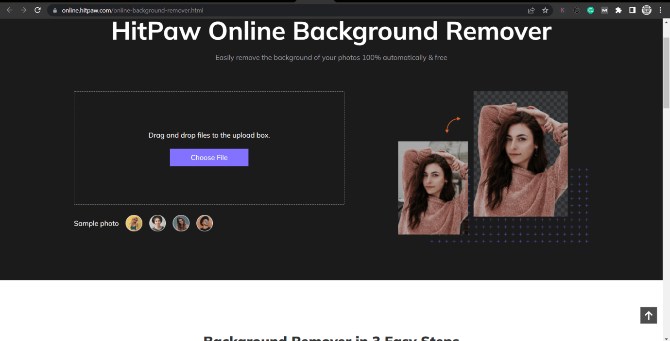 hitpaw online background remover