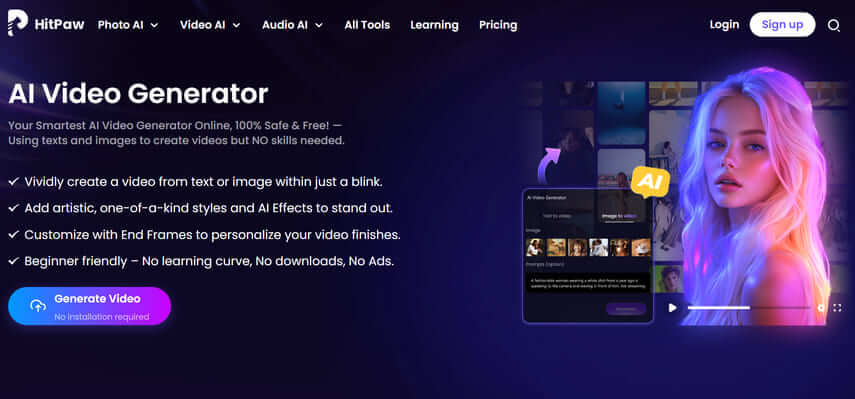 hitpaw thanksgiving video generator