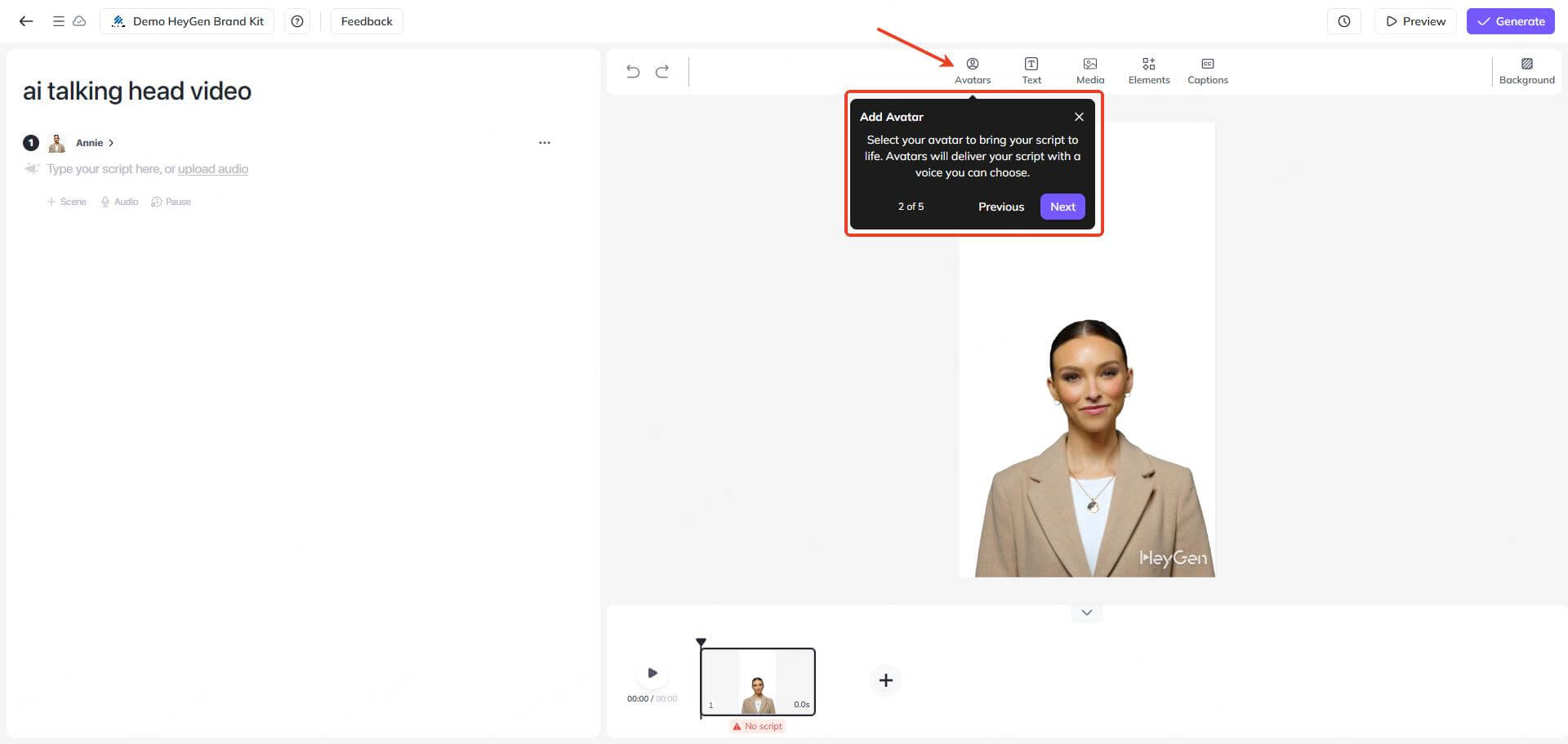 choose or customize your avatar