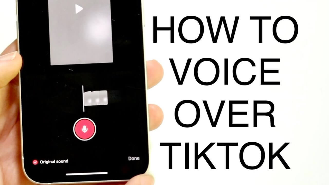 how to do a voiceover on tiktok