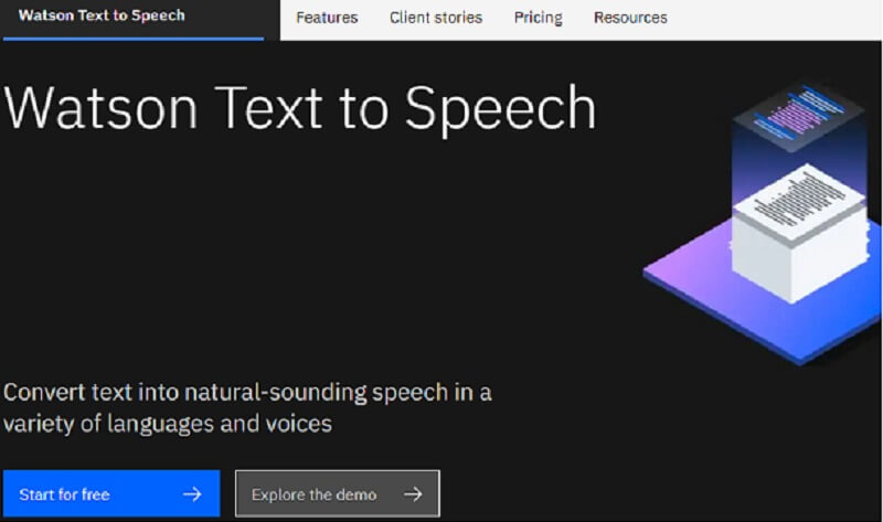 ibm text to speech