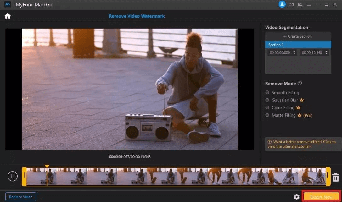 imyfone markgo remove video watermark 