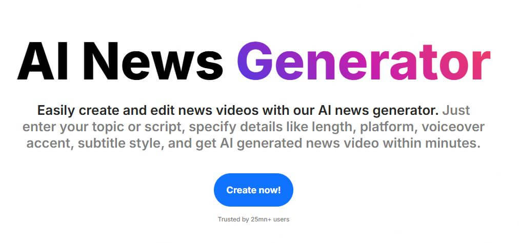 invideo ai news video generator