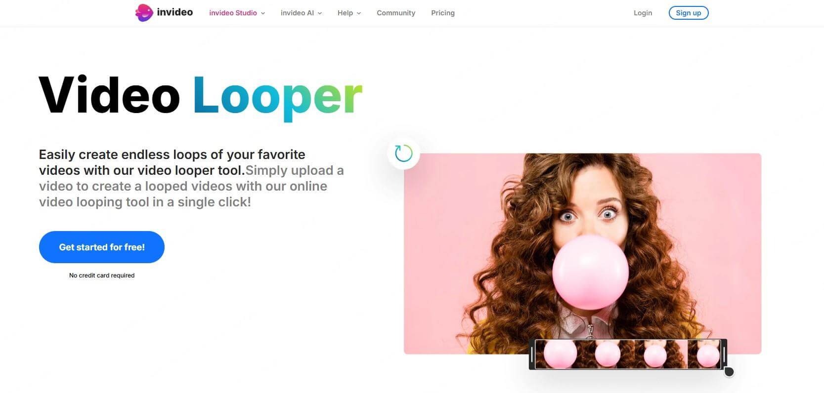 invideo video looper maker