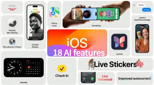 ios 18 ai features