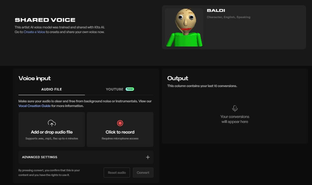 Free Baldi Text to Speech Voice Generator to Get Baldi AI Voice