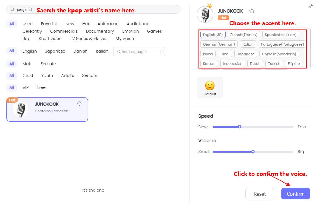 topmediai kpop ai voice