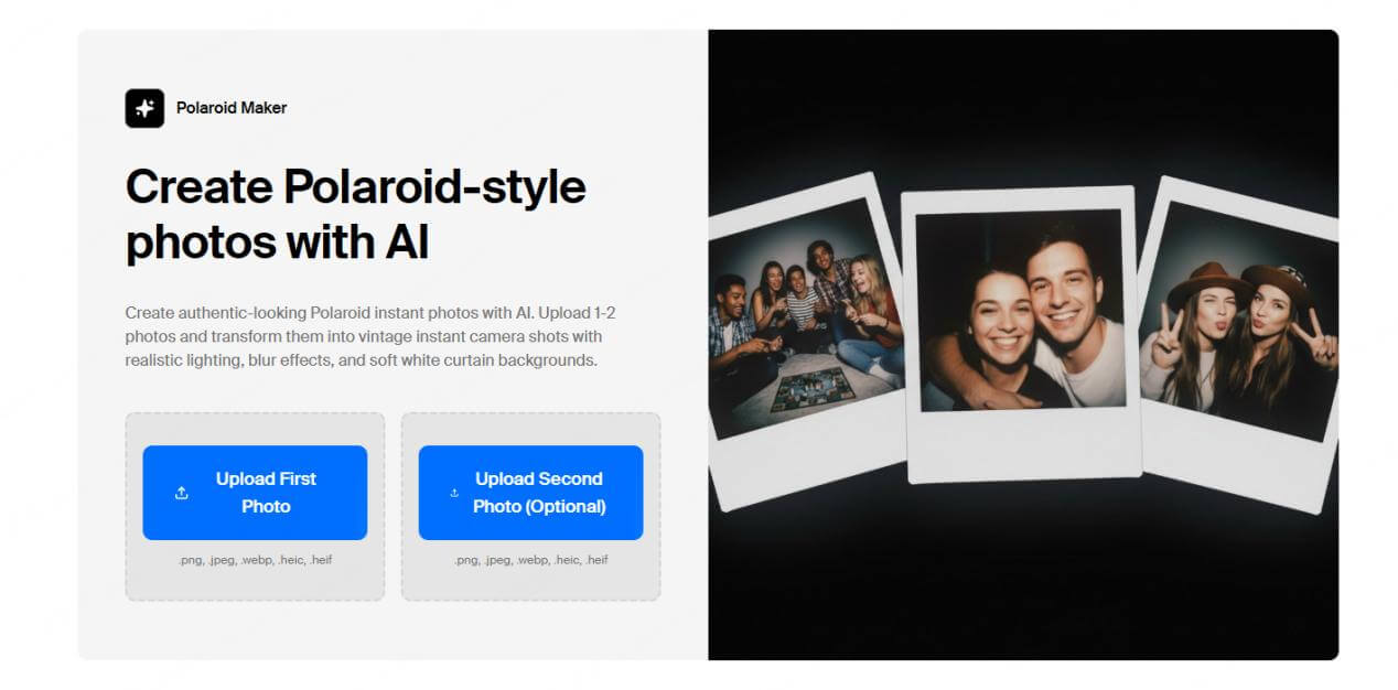 krea ai polaroid generator