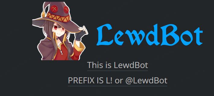 lewdbot nsfw discord bot