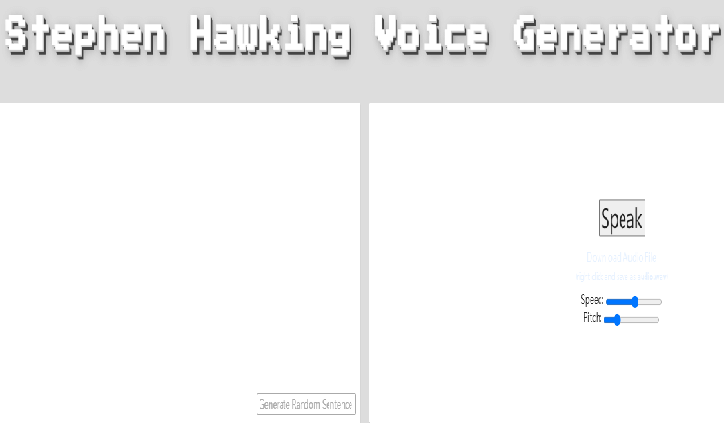 lingojam stephen hawking voice generator