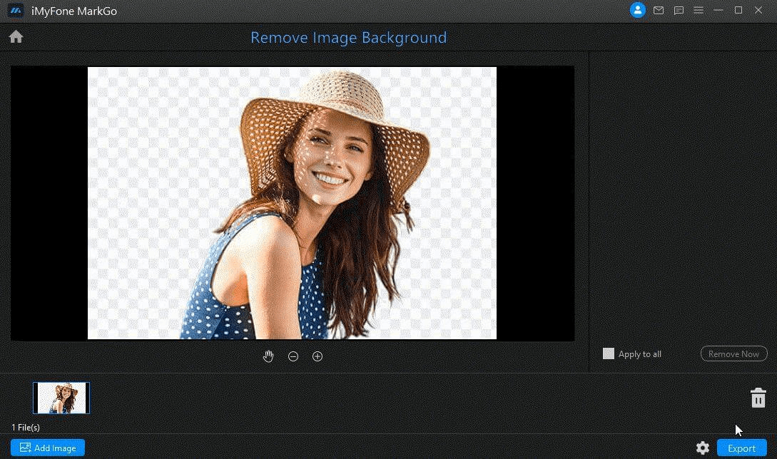markgo remove the image background