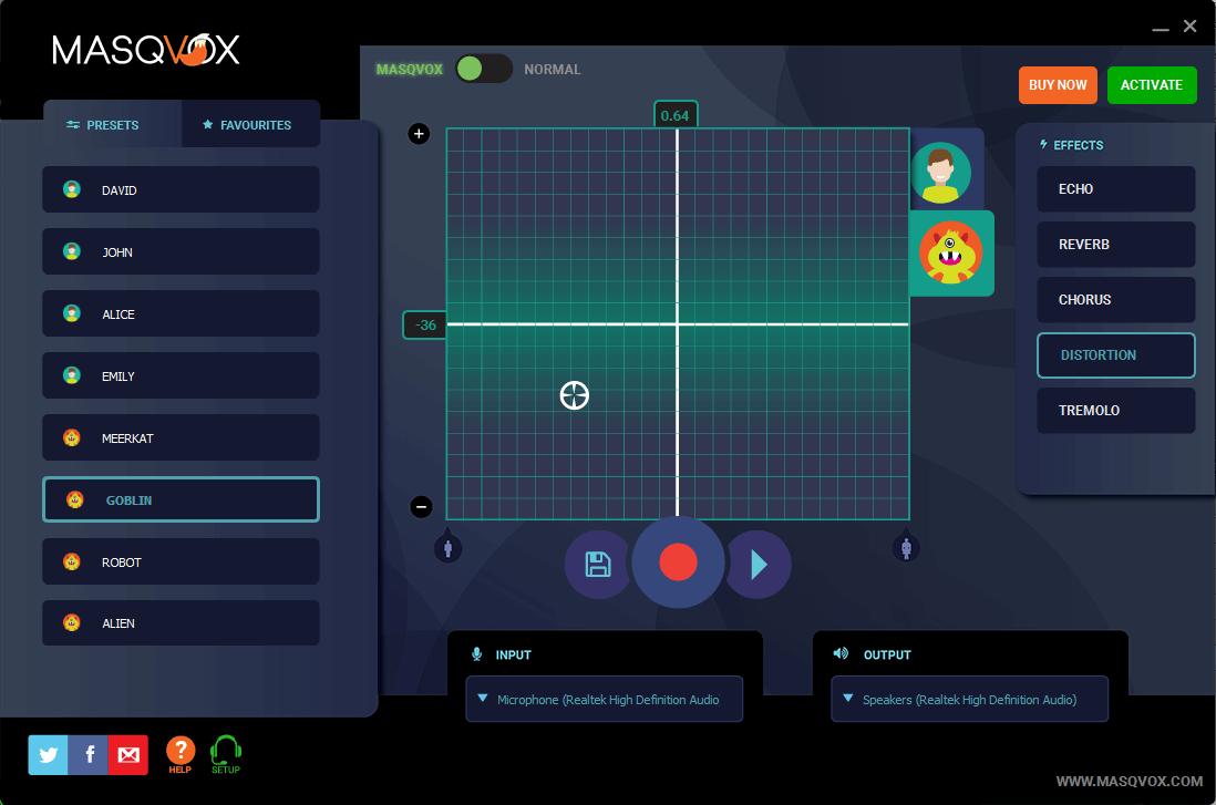 masqvox anime voice changer