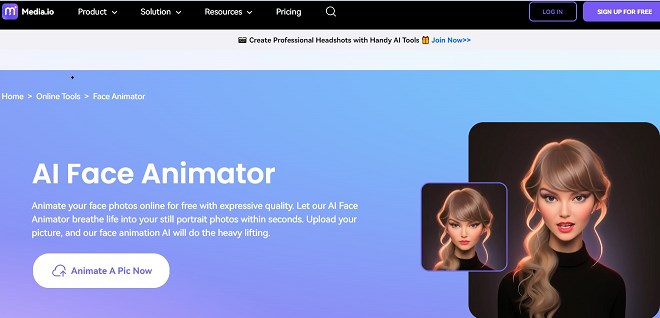 media.io face animator