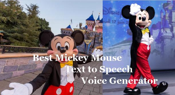 Make Mickey Mouse Ai Voice With Mickey Mouse Voice Generator 