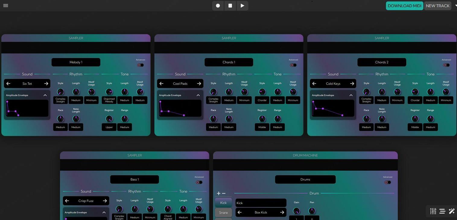  midimaker dashboard maker