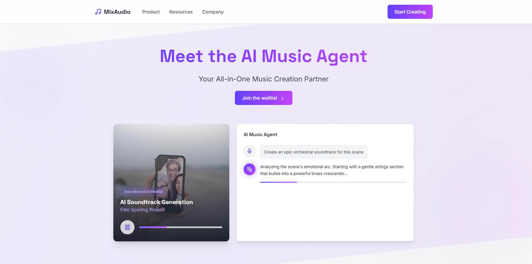 mixaudio ai music agent