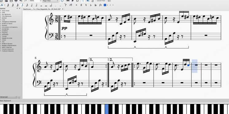 musecore drum sheet maker