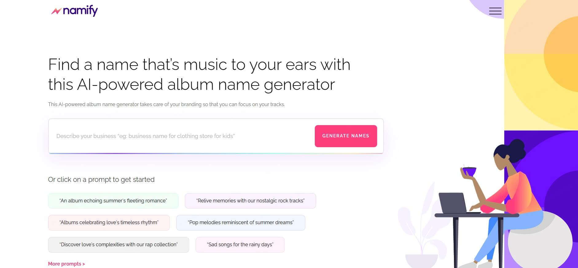 namify album name generator
