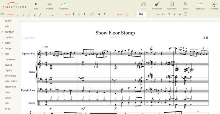 noteflight drum sheet maker