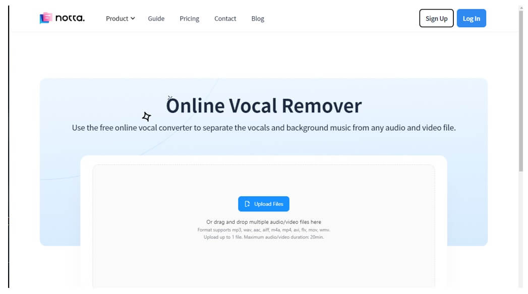 notta-vocal-remover-online