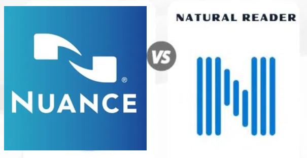 nuance text to speech vs natural reader