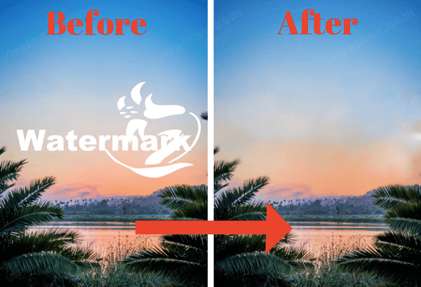 online watermark remover logo effect