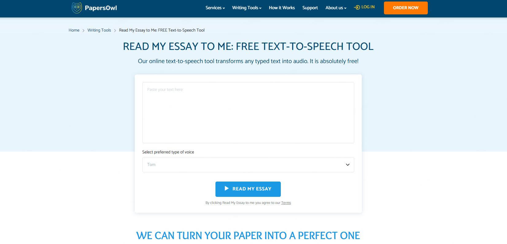 papersowl read my essay