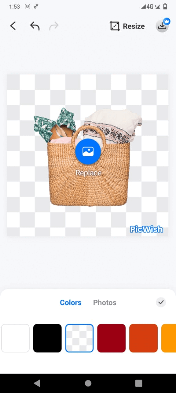  picwish replace background