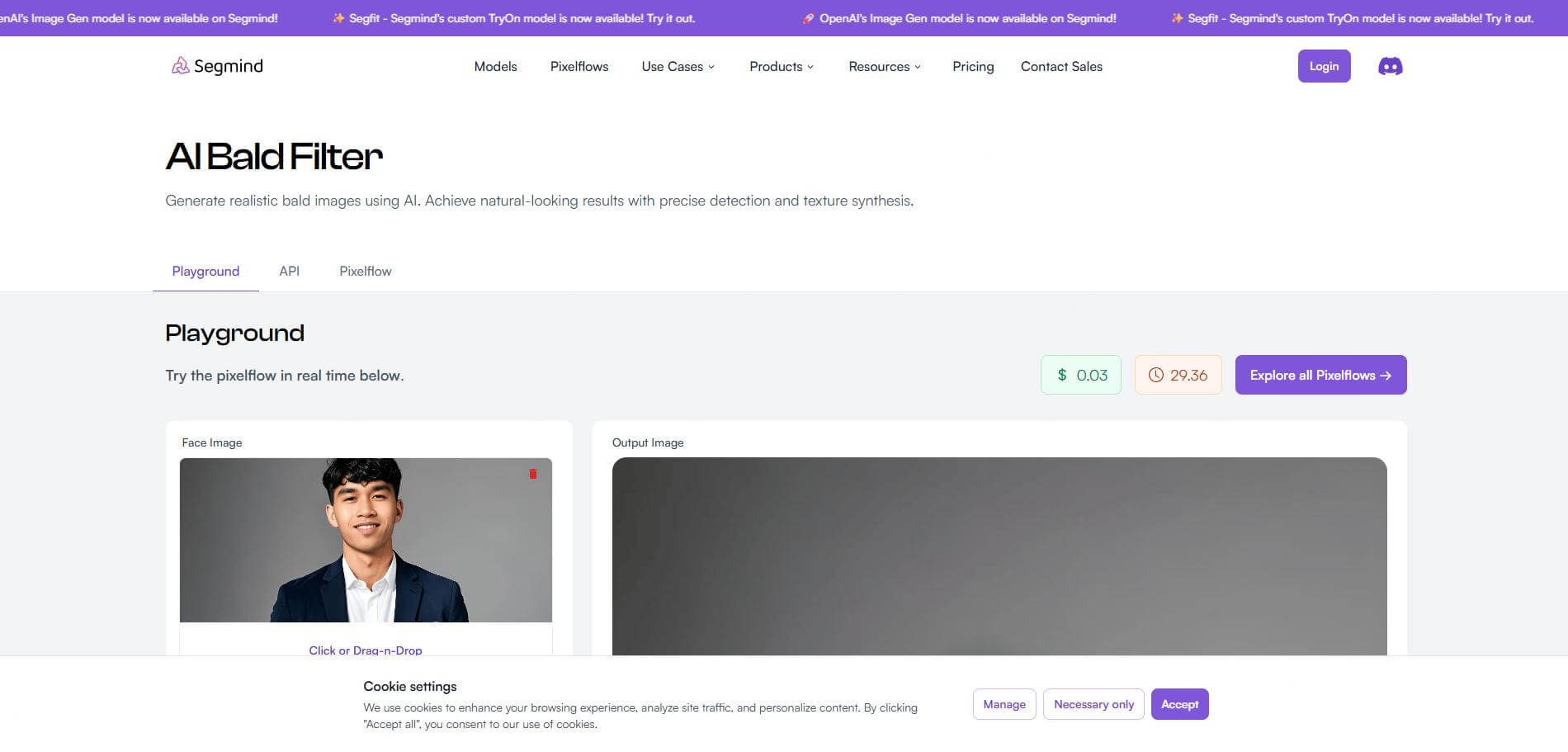 pixelflows ai bald filter