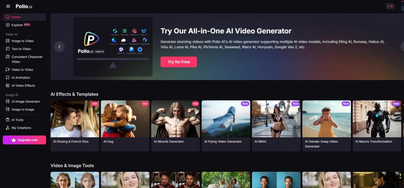 poll ai tiktok video generator free