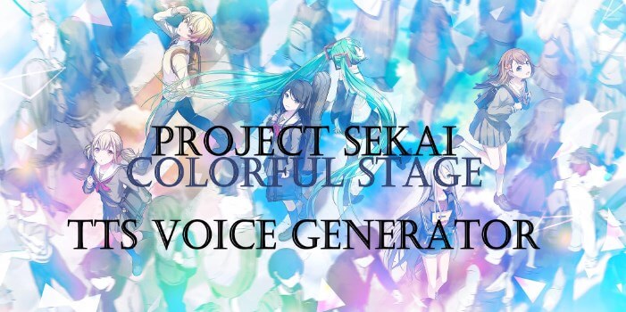 project sekai voice generator