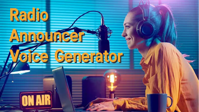 radio announcer voice generator