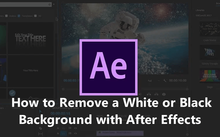 remove white background with adobe after effects