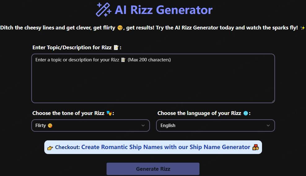 repixify rizz generator