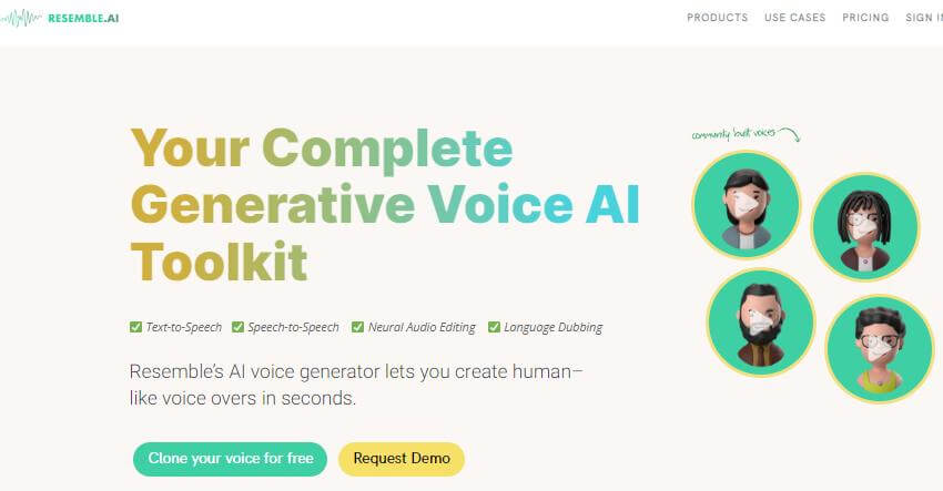 resemble ai voice generator