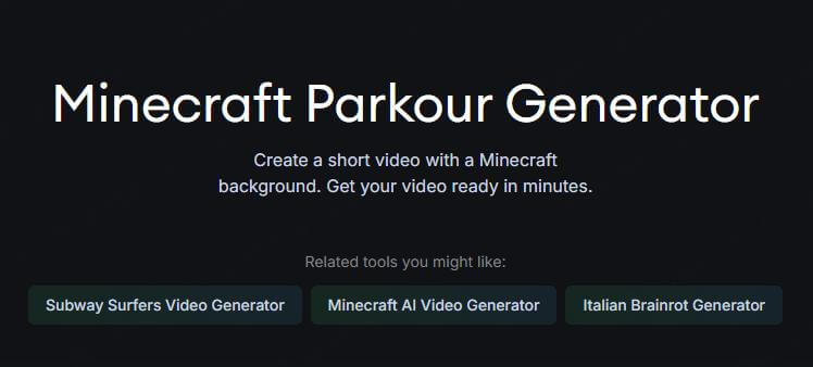 revid ai minecraft video generator