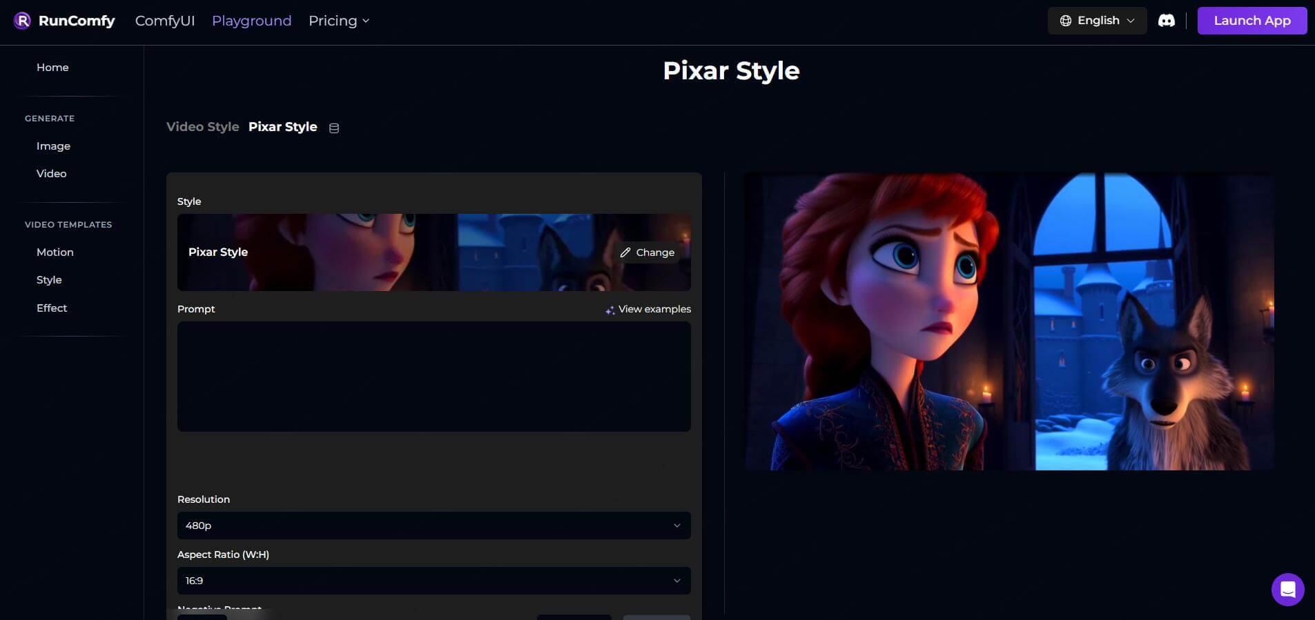 runcomfy pixar video maker