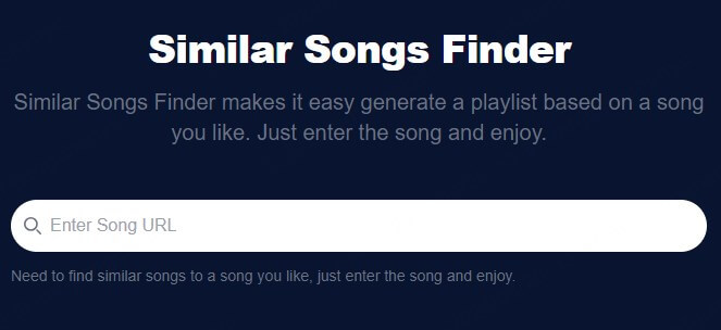 similar song finder