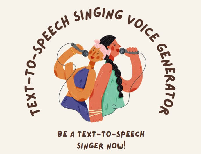 how to make text to speech sing