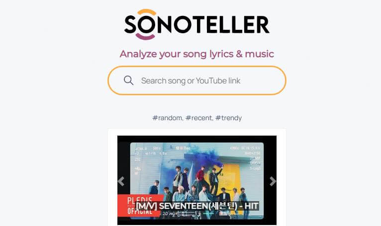sonoteller ai analyzer for music