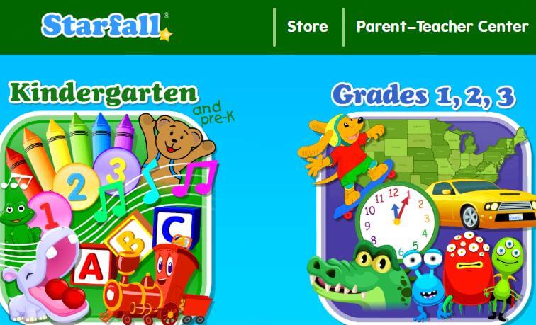 starfall free reading website for kids