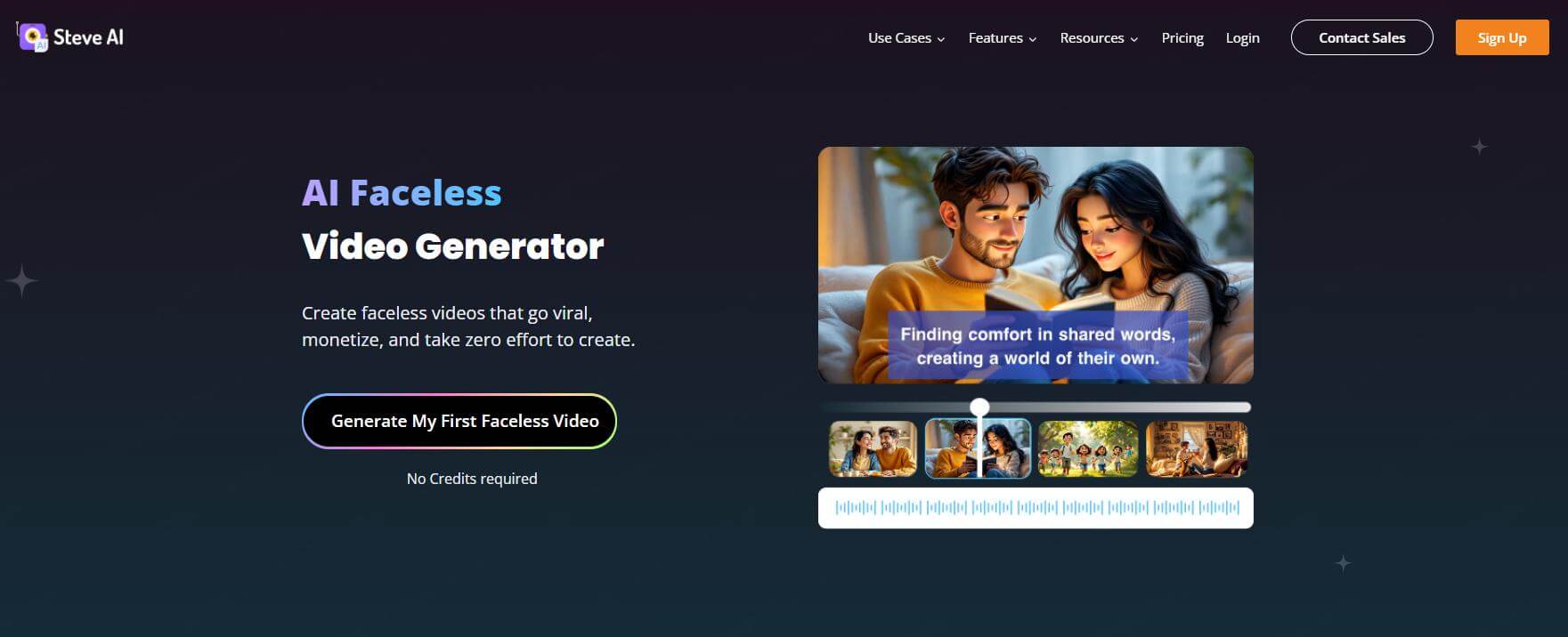 steve ai faceless video generator