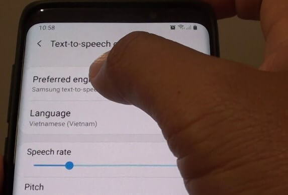 samsung text to speech image